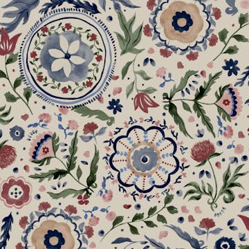 Tapet Joules Festival Flowers Antique 120882