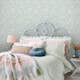 Tapet Laura Ashley Trailing Laurissa Pale Seaspray Blå 121073