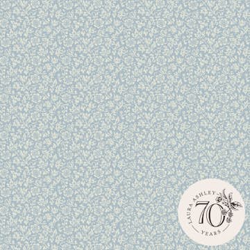 Tapet Laura Ashley Sweet Alyssum Pale Seaspray Blå 121078