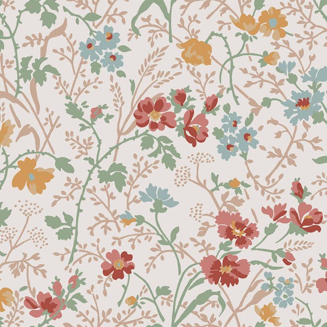 Tapet Laura Ashley Shropshire Posy Antique Rosa 121082