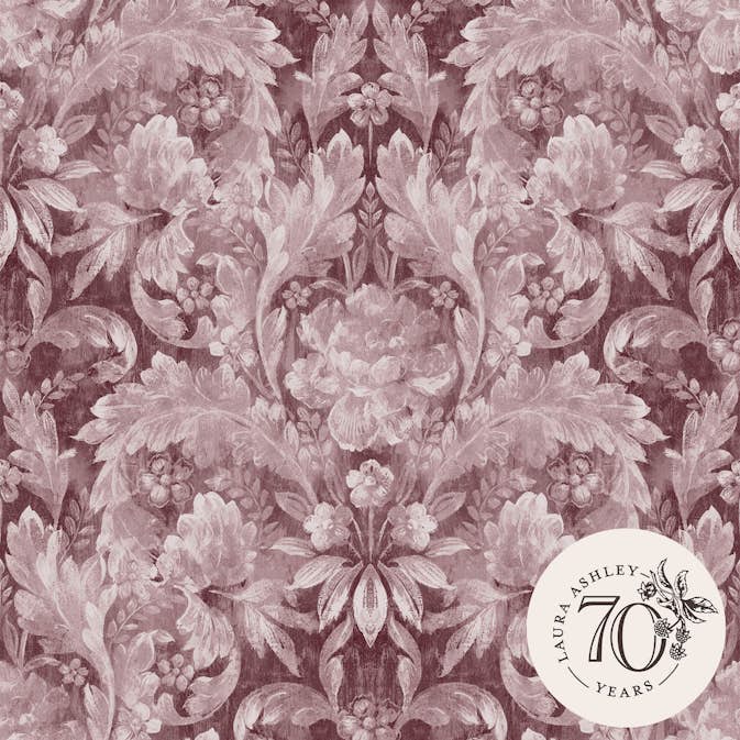 Tapet Laura Ashley Apolline Pale Blackberry 121085