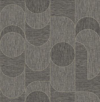 Tapet Sublime Geometrisk Grasscloth Brun 121129