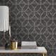 Tapet Sublime Geometrisk Texture Svart 121145