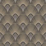 Tapet Sublime Art Deco Svart/guld 121151