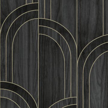 Tapet Sublime Modella Trä Svart 121153