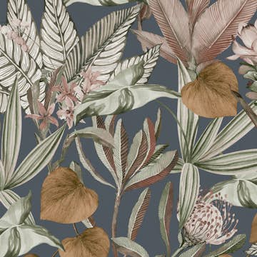 Tapet Sublime Stefanie Blå 121155