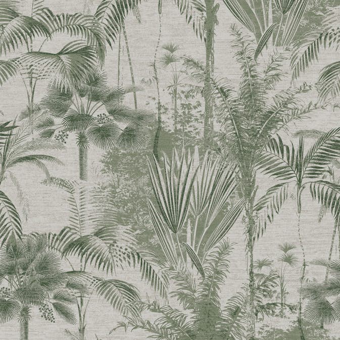 Tapet Sublime Jungle Texture Grön 121163
