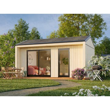 Trädgårdshus Palmako Rebekka 19 m² (inv. 13,6 m² )