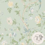 Tapet Laura Ashley Summer Palace Eau De Nil 121407