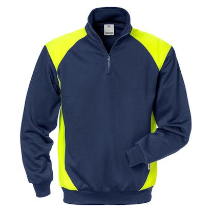 Sweatshirt Fristads med Kort Dragkedja 7048 SHV