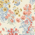 Tapet Laura Ashley Megan Ochre Gul 122742