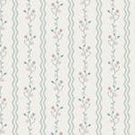 Tapet Laura Ashley Blencow Stripe Dark Duck Egg Blå 122748