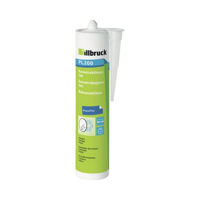 Konstruktionslim Illbruck PL200 PowerFlex Ljusgrå 310ml