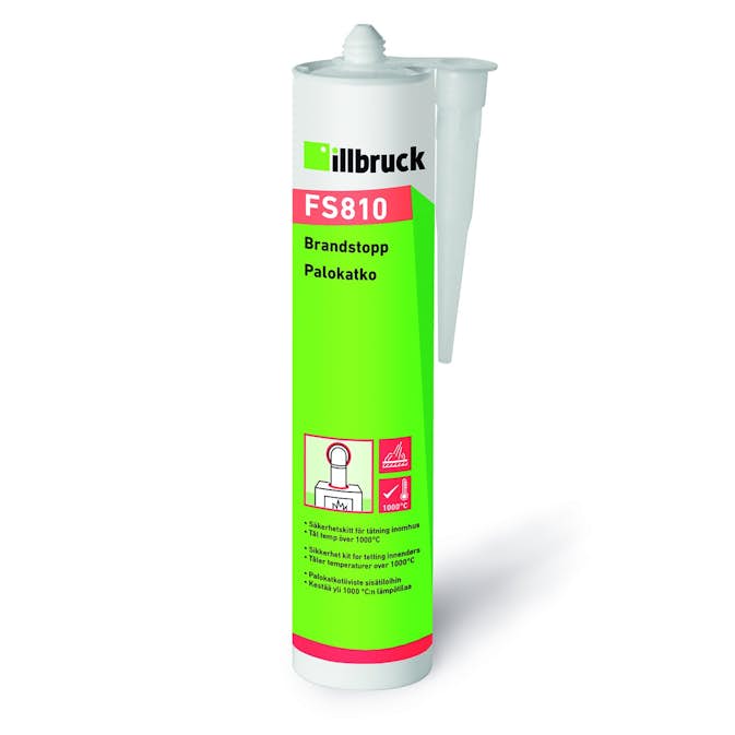 Brandstopp Illbruck FS810 Svart 310ml