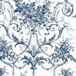 Tapet Laura Ashley Tuileries Midnight Blå 122767