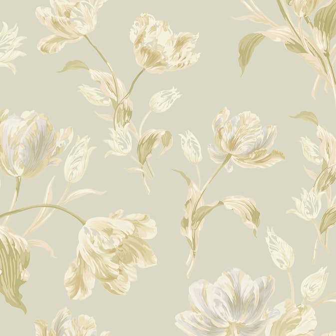 Tapet Laura Ashley Gosford Sage Grön 122769