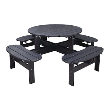 Bänkbord Baltic Garden Round Picknick