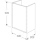 Tvättställsskåp & Kommod Gustavsberg Artic Small 33 cm - Utan Tvättställ
