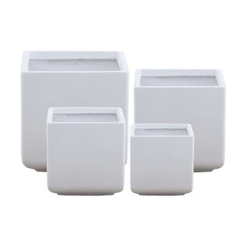 Kruka Lyfco Fyrkantig Vit