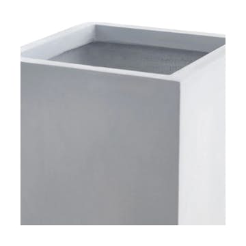 Kruka Lyfco Fyrkantig Hög Ljusgrå