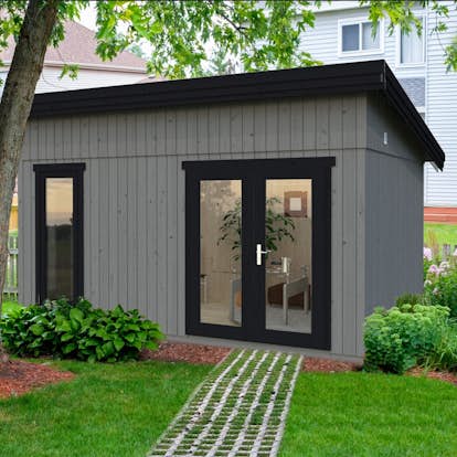 Friggebod Palmako Simone 14,9 m² Stuga med Pulpettak
