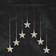 Gardinslinga Gnosjö Konstsmide med stjärnor 35L
