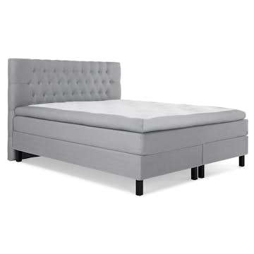 Kontinentalsäng Bedly Sängpaket Lucky Diamant 180x200 Memory Grå