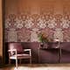 Fototapet William Morris At Home Blackthorn Red