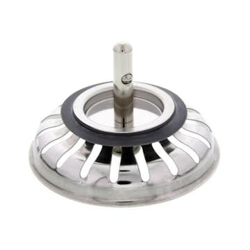 Korgventil Blanco Tillbehör Diskho Krom 18-håls med Tapp Ø79 mm