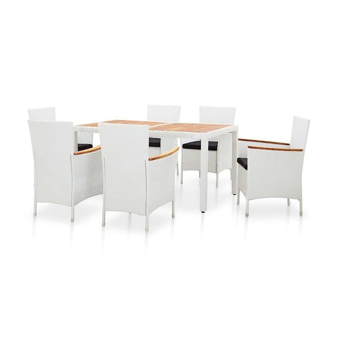 Matgrupp Utomhus VidaXL Konst Low 7 Delar