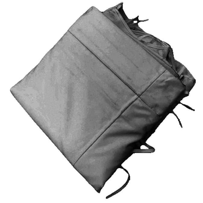 Extratak till väggpergola 3x4 m Grå ink. snöre