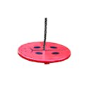 Gunga Nyckelpiga röd/svart 30x30x1,8cm rep=180cm FSC (A)