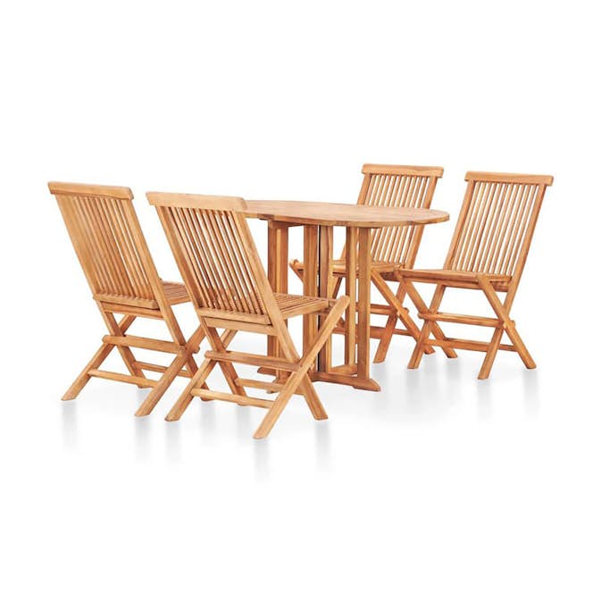 Matgrupp Utomhus VidaXL Cane Hopfällbar