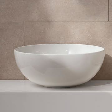 Fristående Tvättställ Miller Badrum Bowl Porslin Vit