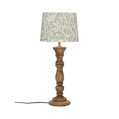 Bordsslampa PR Home Lodge Lampfot i Trä med Lampskärm