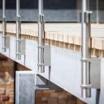 Räckesstolpe Herrljunga Ledstångsfabrik Utanpåliggande Enkel Inomhus Konsol 0557