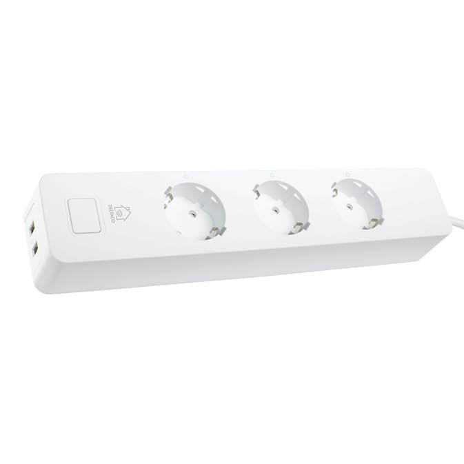 Grenuttag Deltaco Smart Home SH-P03USB2 Vit