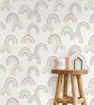 Tapet Holden Dream Catcher Boho Rainbow Pink Duck Egg 13281