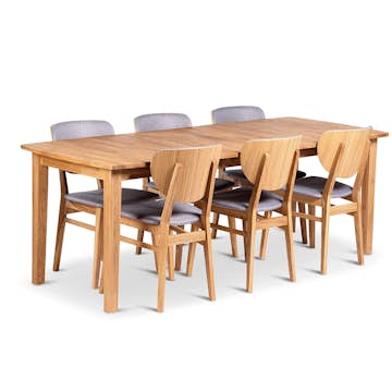 Matgrupp Stenexpo Visby med 6 Tjörn Stolar