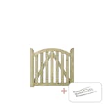 Enkelgrind PLUS Ligno inkl. Beslag Vänster