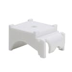 Gardintillbehör Kirsch Väggfäste för Elite-skenan Vit