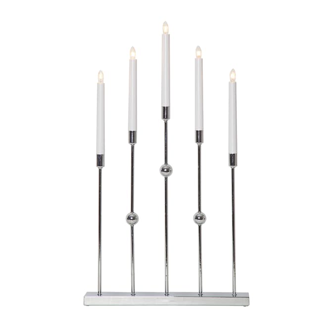 Ljusstake Star Trading Gustavo 5-armad Adventsljusstake