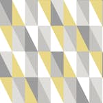 Tapet ESTAhome Grafiska Trianglar Ockra/Grå