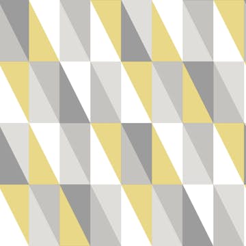 Tapet ESTAhome Grafiska Trianglar Ockra/Grå