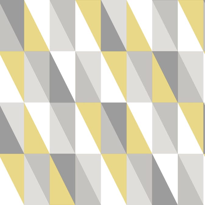 Tapet ESTAhome Grafiska Trianglar Ockra/Grå