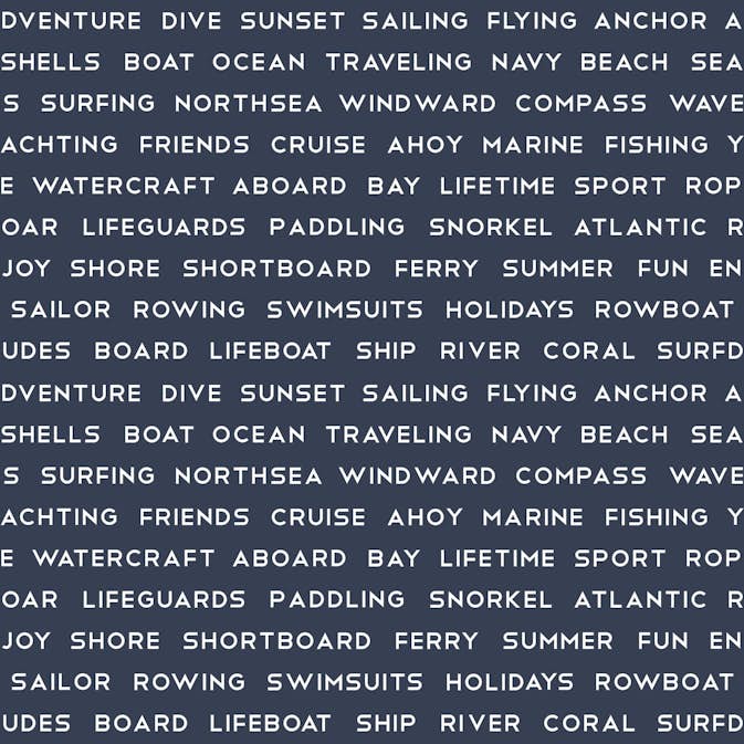 Tapet ESTAhome Maritima Strandtexter Mörkblå