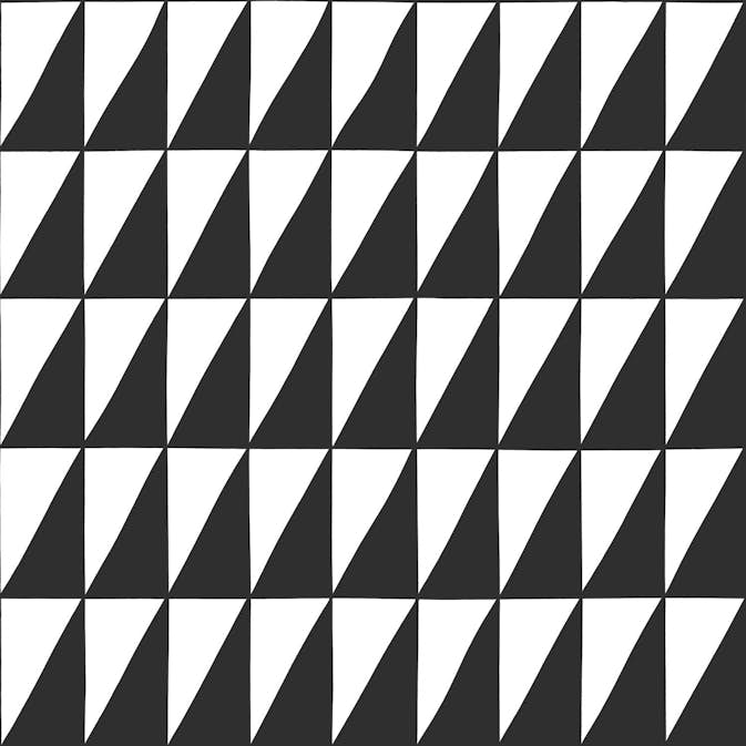 Tapet ESTAhome Grafiska Trianglar Svart/Vit