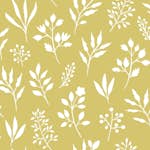 Tapet ESTAhome Blommönster i Skandinavisk Stil Ockra/Vit