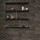 Tapet ESTAhome Tegelvägg Mörkbrun