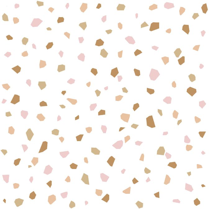 Tapet ESTAhome Terrazzo Rosa Apelsinfärgat/Beige